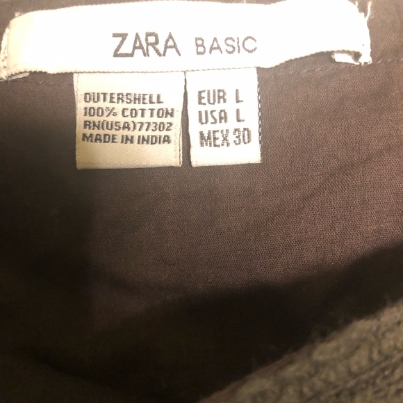 Zara Brown Tiered Ruffle Skirt - Picture 3 of 3